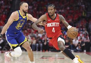 命中率差距明显！火箭首节17中11&三分9中5 勇士22中9&三分16中6