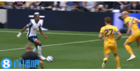 热刺1-0领先布莱顿！第16分钟，索兰克点射，特尔造点