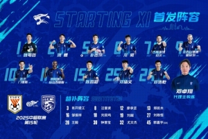 武汉三镇队首发及替补球员名单出炉，让我们一起准备战斗！
